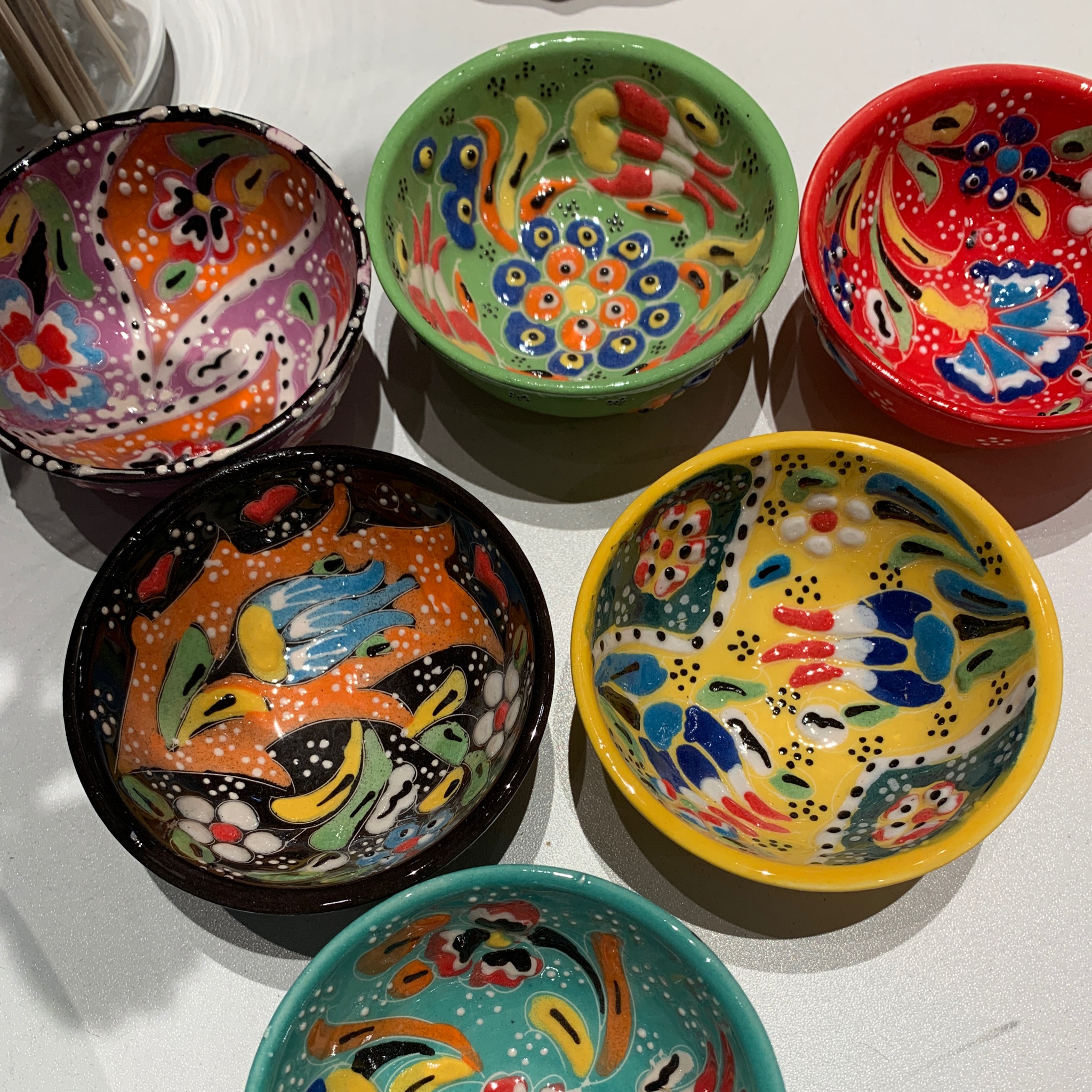 土耳其手工陶瓷碗 8cm
