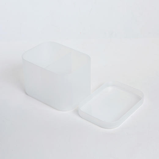 [现代房屋] 新款 半透明可堆叠2格多功能收纳盒 15.6x11.3x12.4CMJPY带授权招加盟代理 商品图2