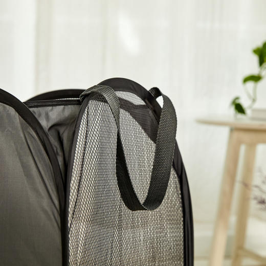 [现代房屋] 新款 韩国 折叠式洗衣篮 便携式衣服收纳篮 2件套JPY带授权招加盟代理 商品图1