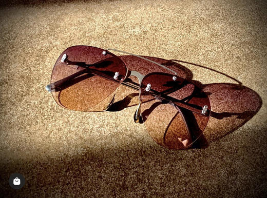 22DEGREE 拆卸遮阳盖经典款墨镜 - 棕粉色 商品图6