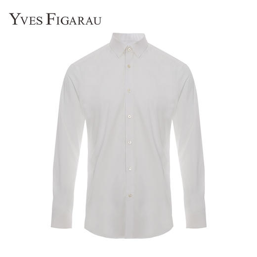 YvesFigarau伊夫·费嘉罗秋冬新款100%棉纯色正装职业上班穿长袖衬衫900319 商品图0