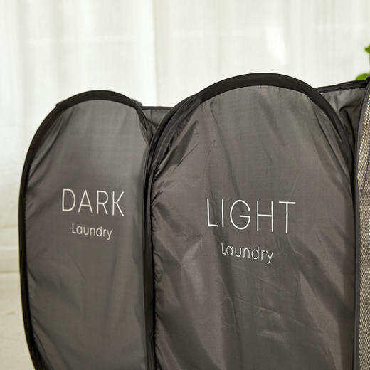 [现代房屋] 新款 韩国 折叠式洗衣篮 便携式衣服收纳篮 2件套JPY带授权招加盟代理 商品图2