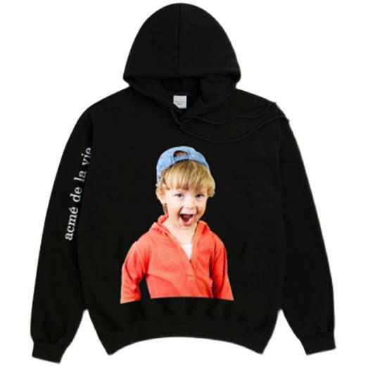 ACME DE LA VIE BABY FACE HOOD BLACK RED HOOD 上衣JPY带授权招加盟代理 商品图1