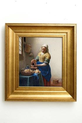 伽罗 JALO 挂画-维米尔-倒牛奶的女仆 P236（预计10天内发货）