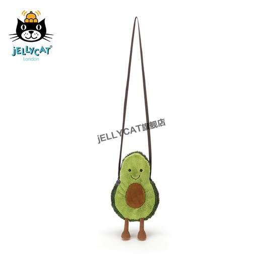 英国jellycat正品可爱儿童时尚牛油果网红斜挎包柔软毛绒斜挎包 商品图4