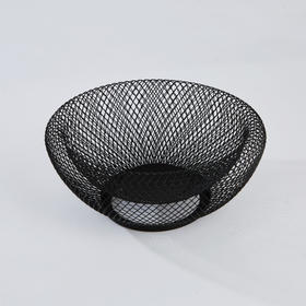 [现代房屋] 新款 韩国 金属黑色 双层网篮 收纳篮 25x11CMJPY带授权招加盟代理