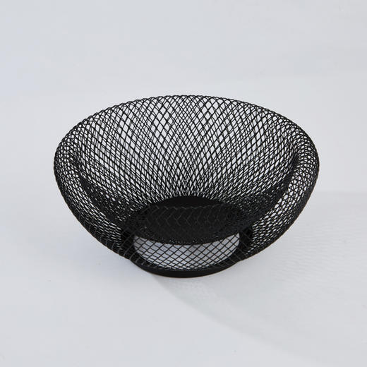 [现代房屋] 新款 韩国 金属黑色 双层网篮 收纳篮 25x11CMJPY带授权招加盟代理 商品图0