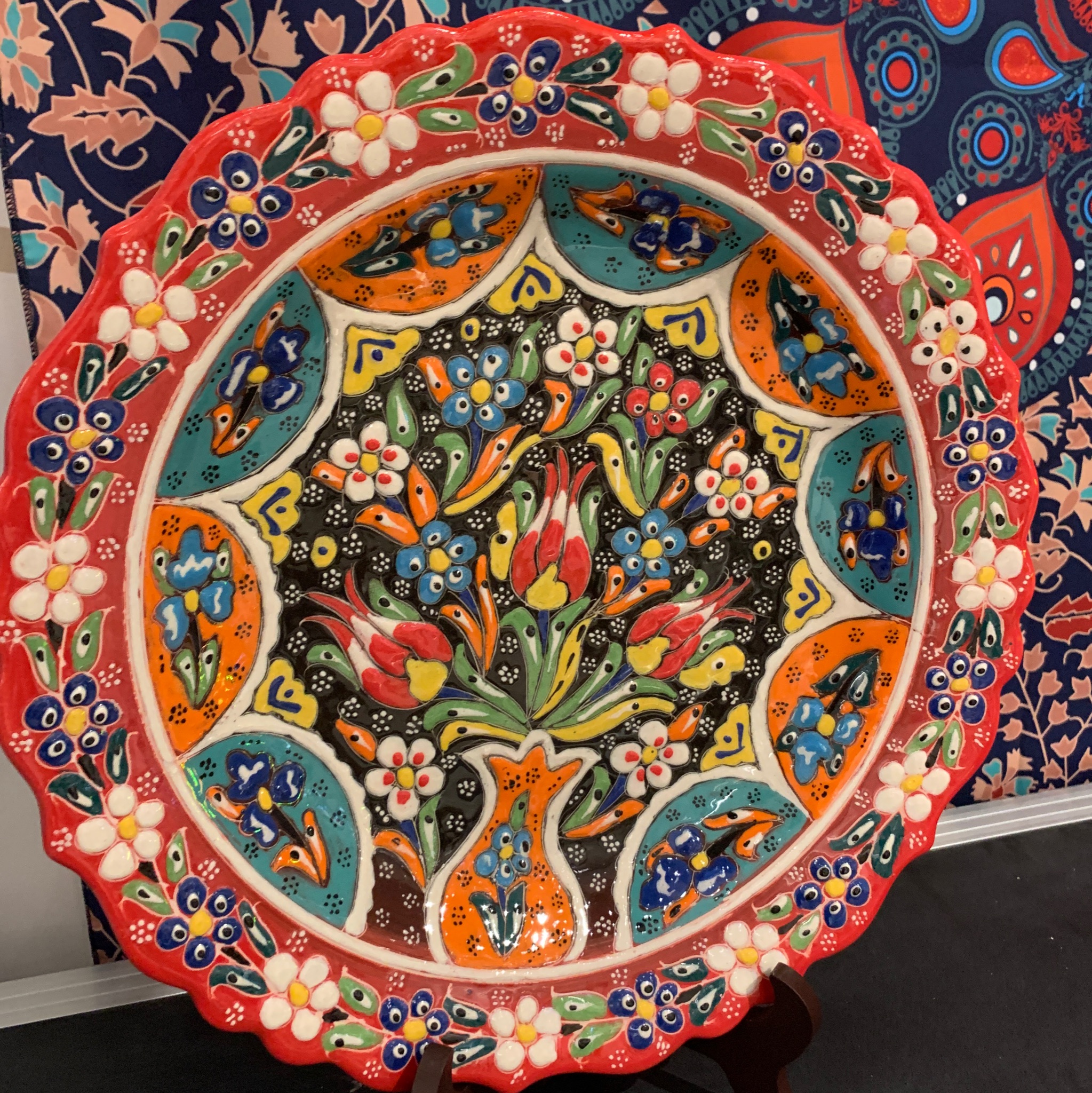 手工陶瓷装饰挂盘【卡帕】 30cm