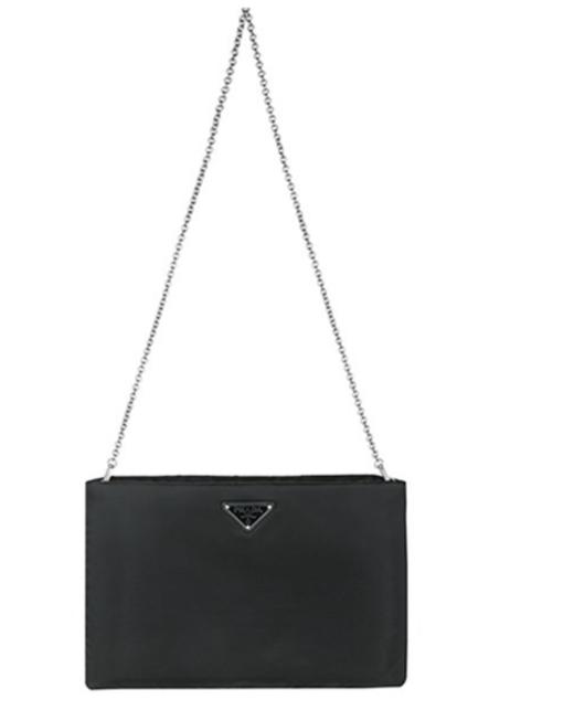 奥莱[PRADA]链条手拿包和斜挎包1BF080 NERO TESSUTO SOFTJPY带授权招加盟代理 商品图1