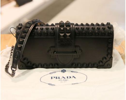 奥莱 PRADA，Saffiano Caye手提袋（1BF048 2BB0 F0632）JPY带授权招加盟代理 商品图0