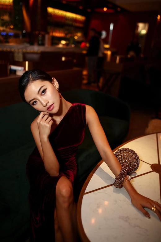 CG｜Reginissima Velvet Dress [斜肩丝绒连衣裙] 商品图8