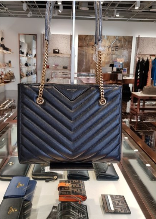 奥莱圣罗兰Saint Laurent Tribeca小号购物袋568865 1CU07 1000JPY带授权招加盟代理