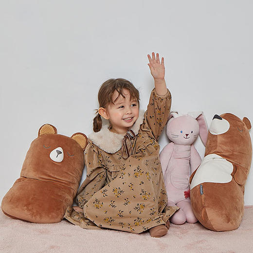 [现代房屋] 新款 韩国 超柔软触感 小熊抱枕 动物抱枕 63 * 28CMJPY带授权招加盟代理 商品图1