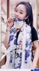 优品堂“如花似锦”桑蚕丝喷绘真丝巾长围巾 商品缩略图2