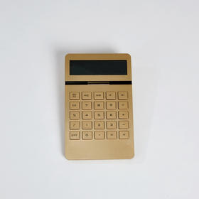 [现代房屋] 新款 韩国 金属 办公计算器 金色JPY带授权招加盟代理