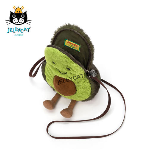 英国jellycat正品可爱儿童时尚牛油果网红斜挎包柔软毛绒斜挎包 商品图3