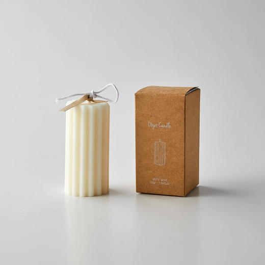 [现代房屋] 新款 韩国 大豆蜡烛 香薰蜡烛 条纹形状JPY带授权招加盟代理 商品图3