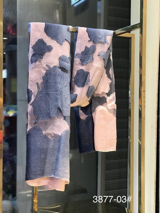 优品堂《吊染玫瑰》丝毛长巾、披肩 商品图2