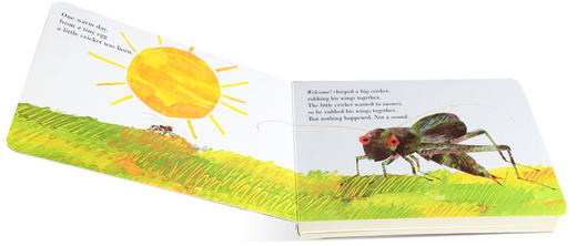 【廖彩杏书单】The Very Quiet Cricket 好安静的蟋蟀  Eric Carle 经典纸板绘本 商品图1