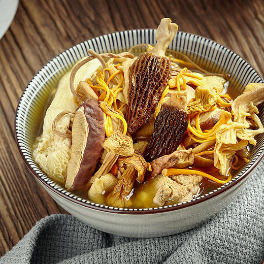 七彩菌汤包云南食用菌特产羊肚菌营养菌菇包汤食材菌类干货菌子