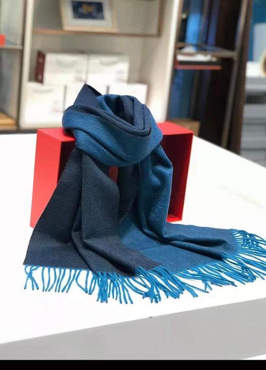 优品堂“奢靡春意”100%羊绒“软黄金”高档精品礼品围巾披肩两用 商品图7