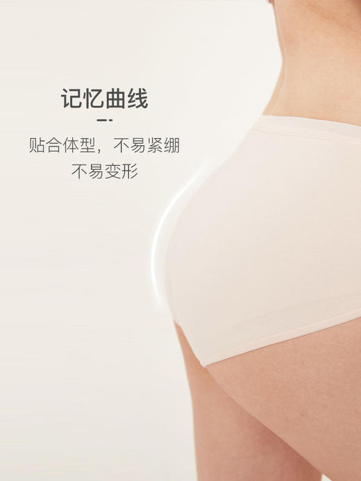 【惊喜价】皮尔卡丹女士内裤抑菌平口裤4条装 商品图3