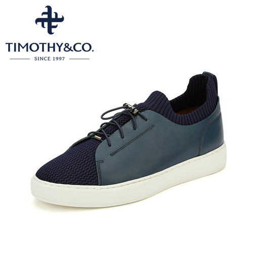 迪迈奇休闲鞋男秋季新款头层牛皮板鞋男鞋潮鞋一脚蹬皮鞋潮流 商品图3