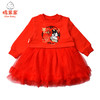 新年款棉果果春秋女童小毛圈网纱连衣裙M122700221064 商品缩略图1