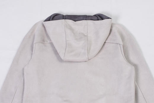 施莱德 鹿皮绒 连帽卫衣拉链半开套头衫 特惠 Z-6550 商品图8