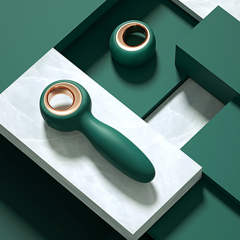 千度蜜迷潮后庭按摩器情趣肛塞后庭多功能震动棒玩具绿色