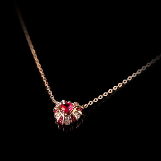 「心羽翩飞］✿桃花项链 商品图4