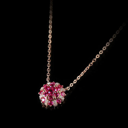 「心羽翩飞］✿桃花项链 商品图3