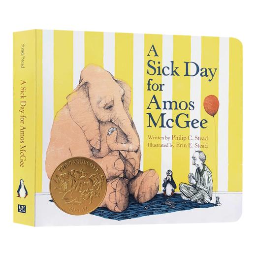 阿莫的生病日 英文原版 A Sick Day for Amos McGee 凯迪克奖绘本 爱与关怀 儿童英语启蒙纸板书 亲子阅读睡前晚安故事书 英文版 商品图0