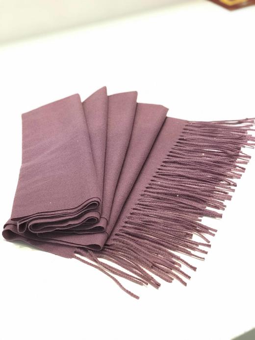 优品堂《清风雅雨》闪亮纯色拉绒围巾、披肩 商品图6