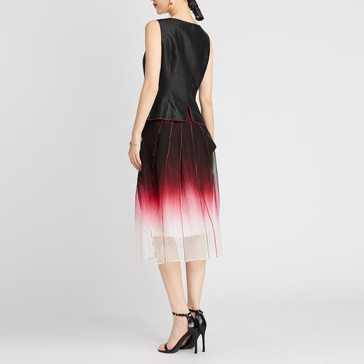 TANGY Collection/天意精品2021年春夏新品聊春系列莨绸绣花上衣 商品图2