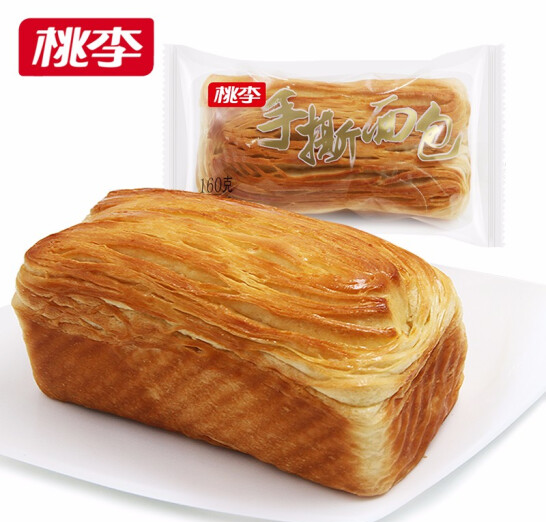 桃李手撕面包160g/袋
