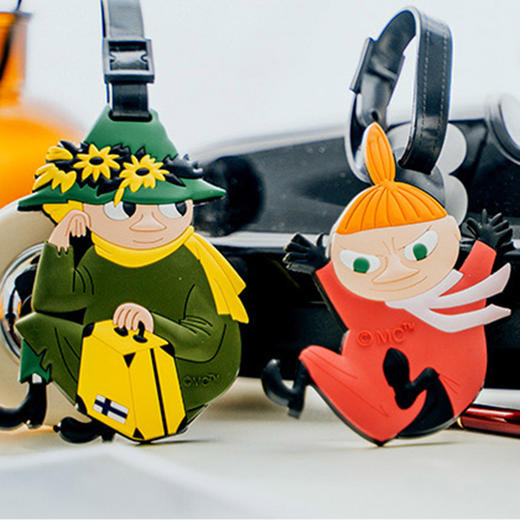 芬兰TMF姆明Moomin行李箱吊牌卡通硅胶登机牌旅行箱托运牌包挂饰 |百里居 商品图4