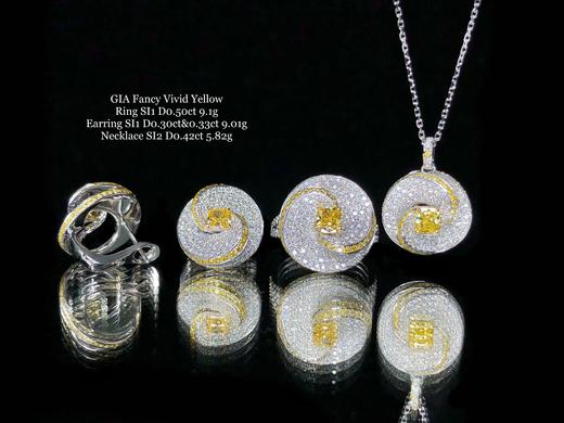 「星云」黄钻吊坠 商品图2