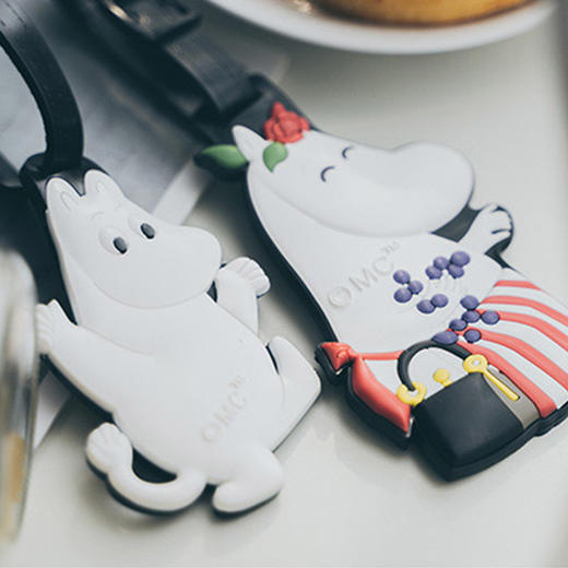 芬兰TMF姆明Moomin行李箱吊牌卡通硅胶登机牌旅行箱托运牌包挂饰 |百里居 商品图11