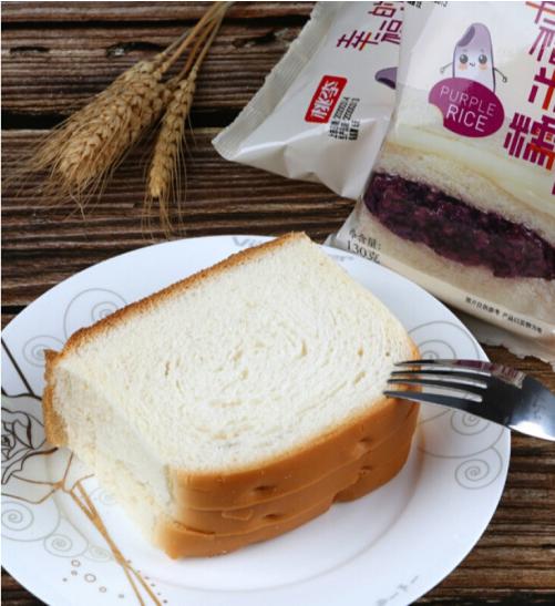 桃李幸福的紫米糯面包130g/袋 商品图1