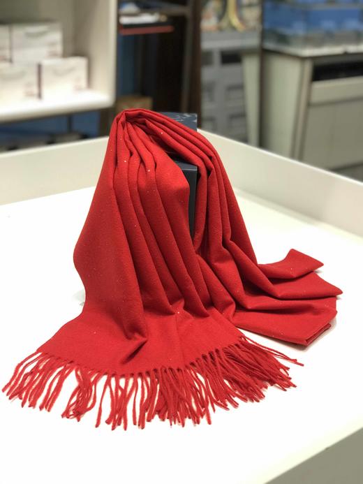 优品堂《清风雅雨》闪亮纯色拉绒围巾、披肩 商品图7