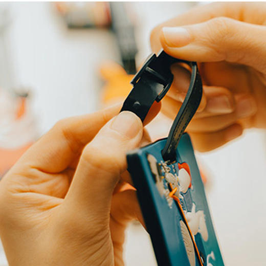 芬兰TMF姆明Moomin行李箱吊牌卡通硅胶登机牌旅行箱托运牌包挂饰 |百里居 商品图6