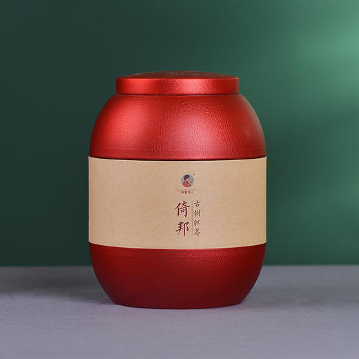【9折，5送1】2019《倚邦·古树晒红》 160克/罐 红茶 商品图0