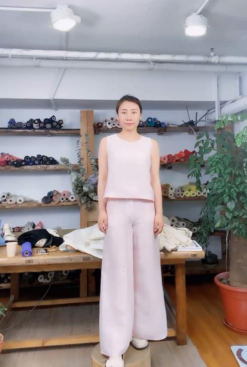 【抖音专属】-阔腿裤（19809152-桃夭） 商品图0