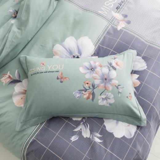 【床上用品】全棉四件套斜纹纯棉全活性大版印花133*72四件套南通家纺床上用品 商品图2