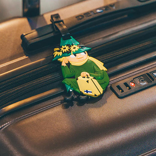 芬兰TMF姆明Moomin行李箱吊牌卡通硅胶登机牌旅行箱托运牌包挂饰 |百里居 商品图5