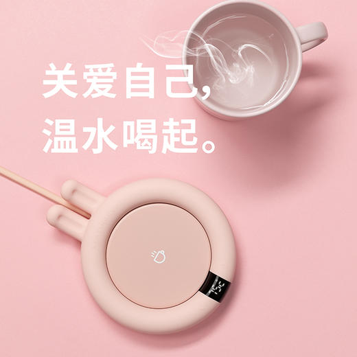 暖暖恒温保温杯垫 加热器暖暖水杯底座热牛奶神器55度家用宿舍 温度显示◆三档恒温◇百搭不挑杯 商品图2
