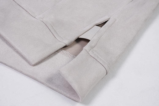 施莱德 鹿皮绒 连帽卫衣拉链半开套头衫 特惠 Z-6550 商品图9