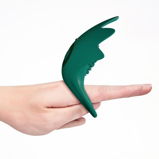 千度蜜海星锁精环男用震动延时刺击套环夫妻调情情趣用品绿色 商品图2