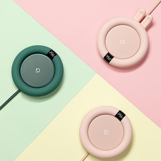 暖暖恒温保温杯垫 加热器暖暖水杯底座热牛奶神器55度家用宿舍 温度显示◆三档恒温◇百搭不挑杯 商品图6